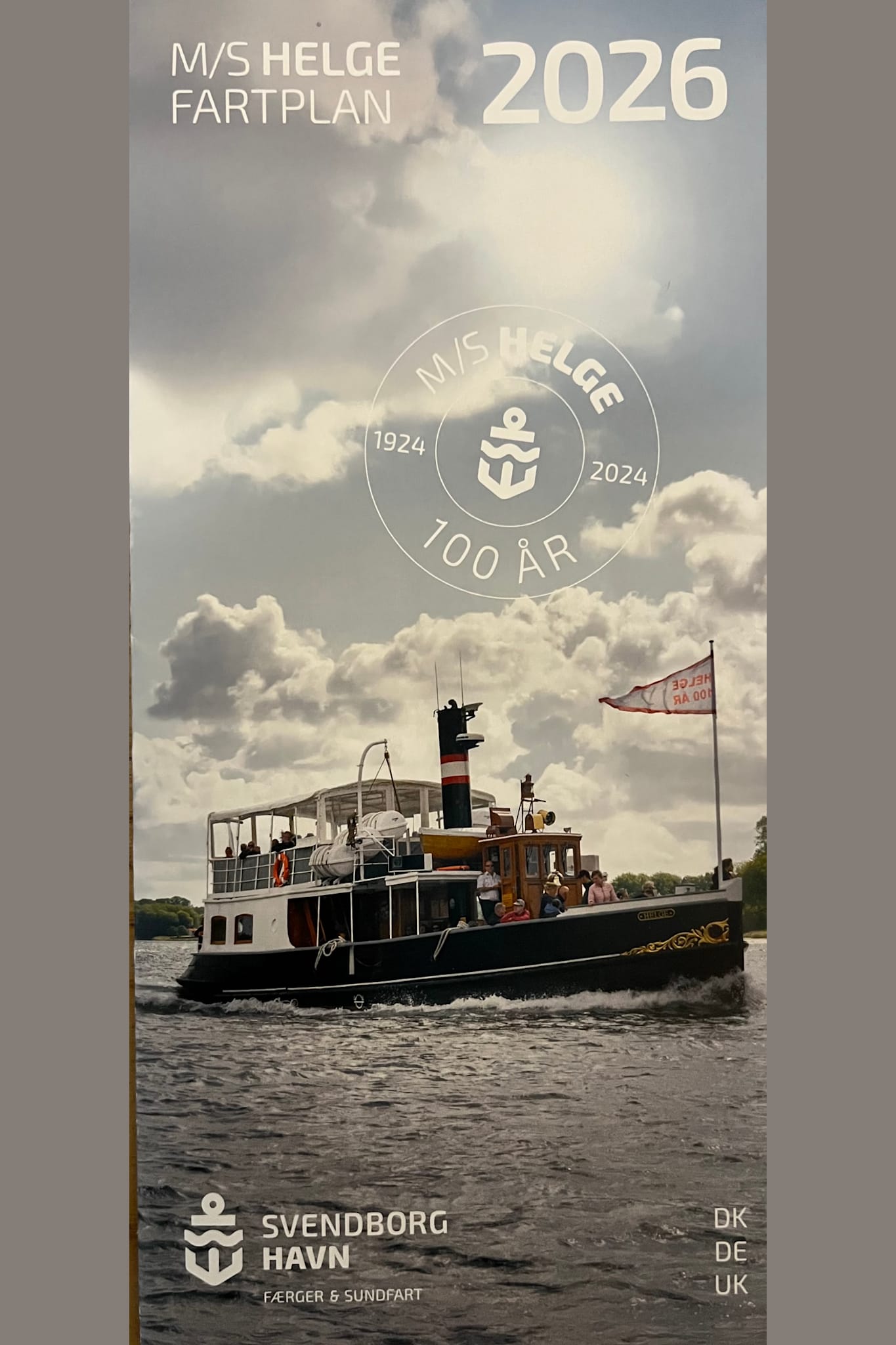 M/S Helge - Fahrplan Svendborgsund (DK, UK, DE)