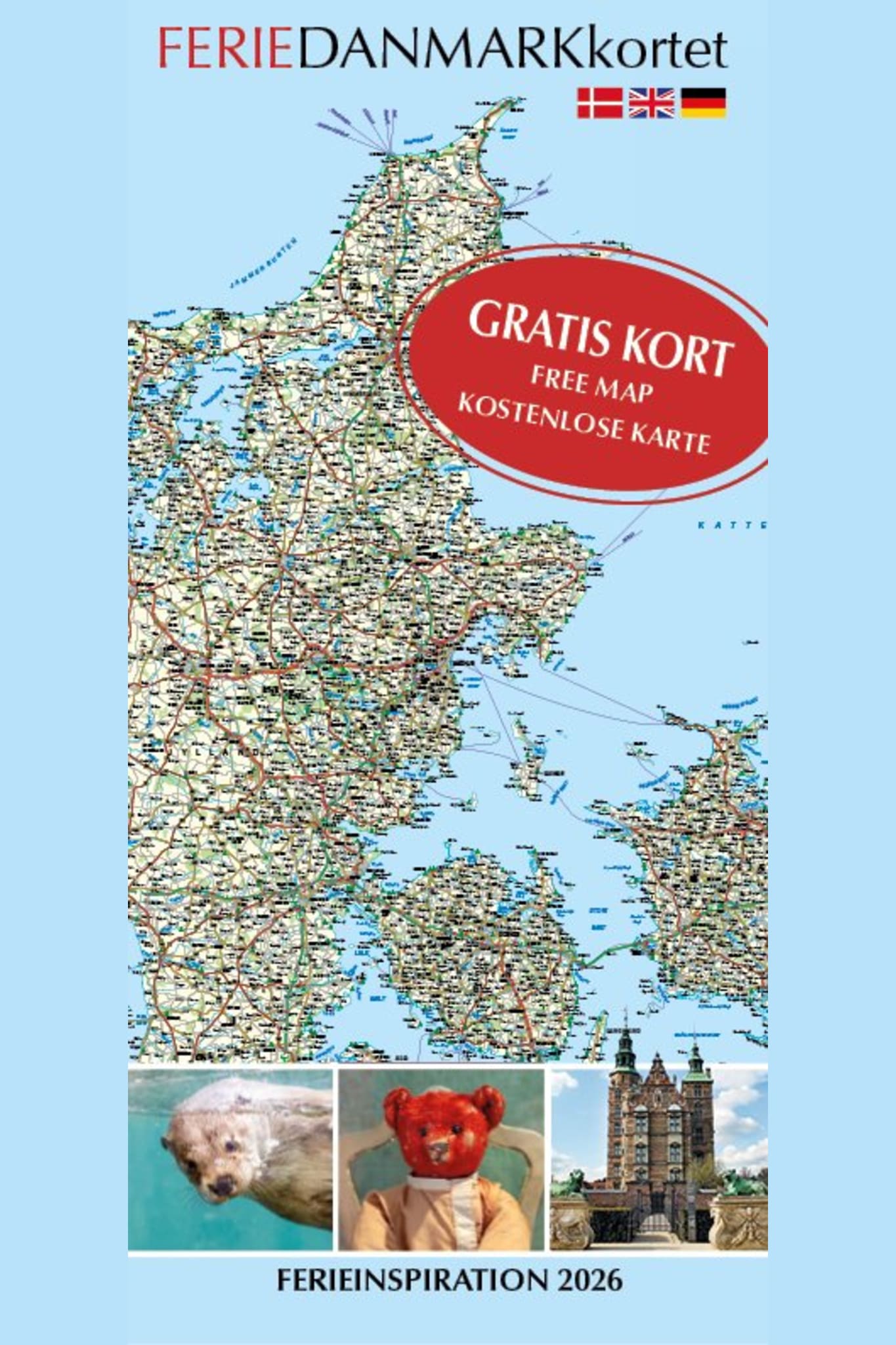 VACATION DENMARK Karte (DK, UK, DE)